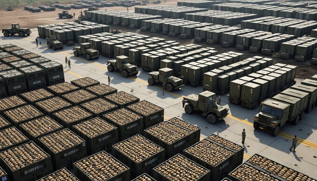Stocks de munitions : la question logistique centrale
